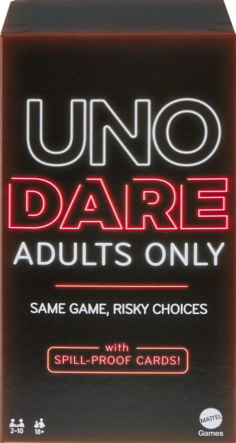 UNO Dare Adults Only Rules And Cards